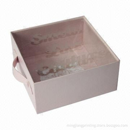 PVC Window Cardboard Cosmetic Box, OEM Orders Welcomed